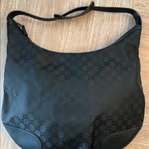 COPY - Black Gucci Hobo Bag